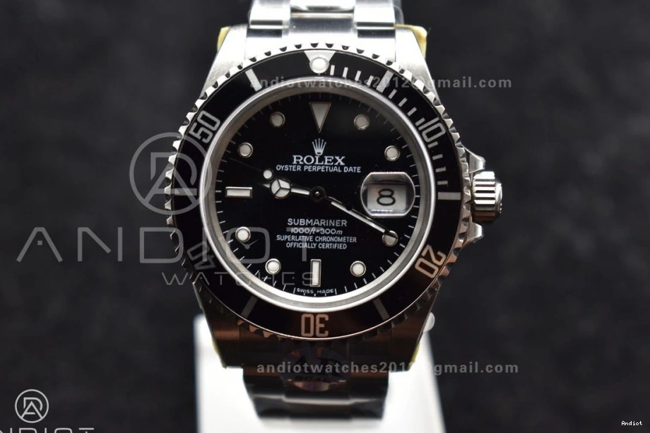 ARF1:1 1136 904L Steel on Submariner Edition Black SS Best LN 16610 SH3135 Reliable V Bracelet 0706